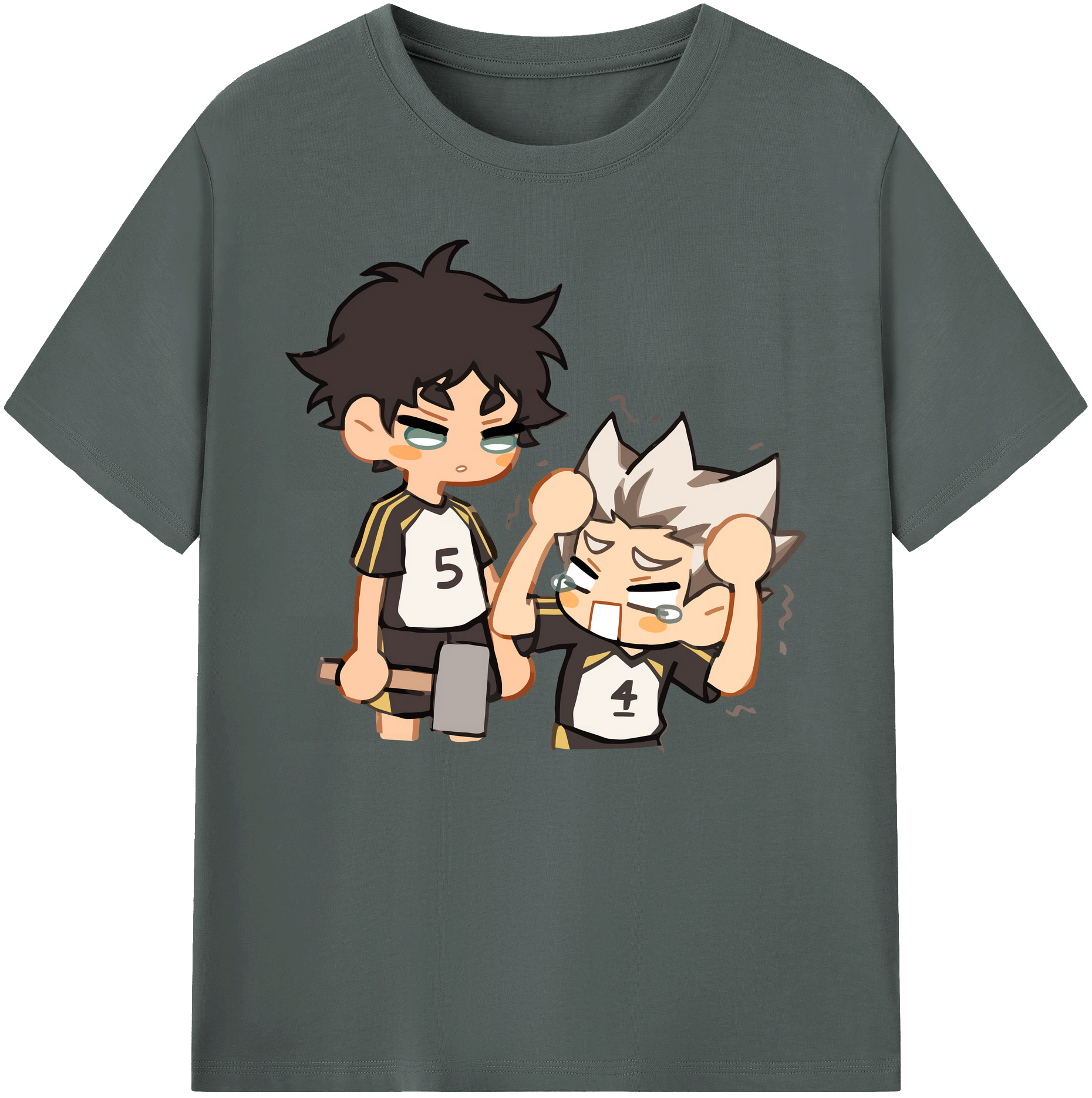 （画像用） ハイキュー!! Haikyu!! 綿100％ メンズ半袖Tシャツ｜肌触りやわらか＆通気性